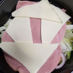 Oh,  Subway don't cut the meat and cheese up no mo! This too funny.