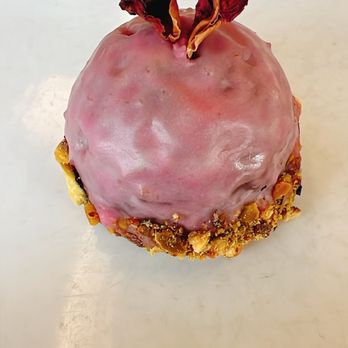 Norseman Restaurant - a pink donut on a white plate - New American Near Me - Pleasant Hill, California Norseman Restaurant - a pink donut on a white plate - New American Near Me - Pleasant Hill, California