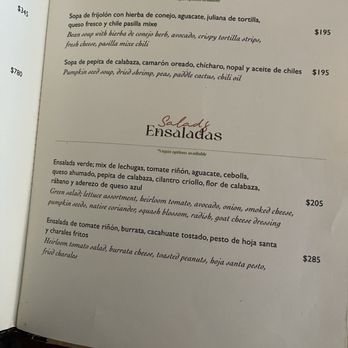 Casa Oaxaca - Menú - Oaxacan Near Me - Oaxaca, OAX