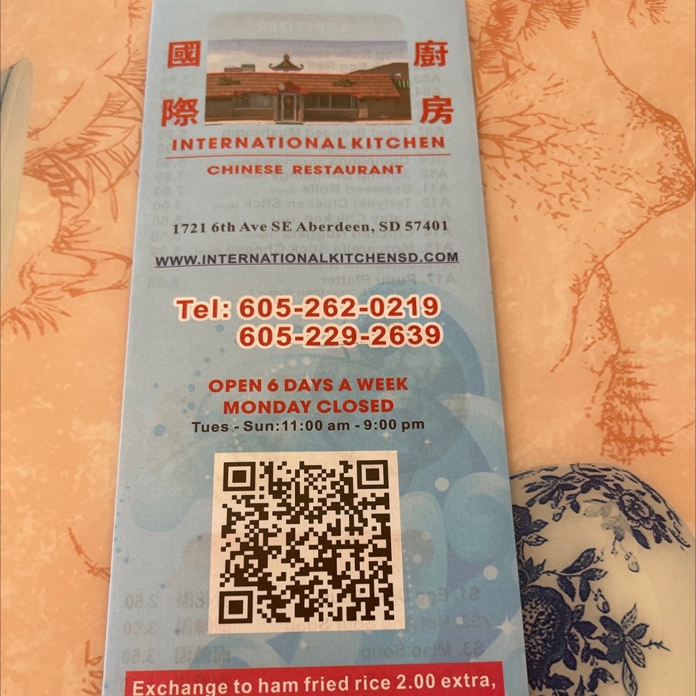 Food from International Kitchen