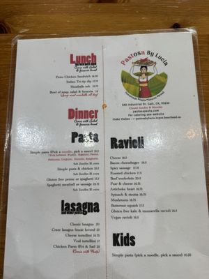 Menu photo 4 Pastosa By Lucia Galt, CA Menu photo 4 Pastosa By Lucia Galt, CA