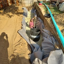 Hydrology Services - Infiltration Trench for an area with no convenient space for daylighting runoff Irrigation and drainage