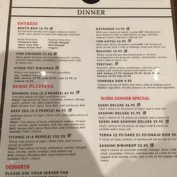 Oshio - Dinner menu - Sushi Bars Near Me - Columbus, Ohio Oshio - Dinner menu - Sushi Bars Near Me - Columbus, Ohio