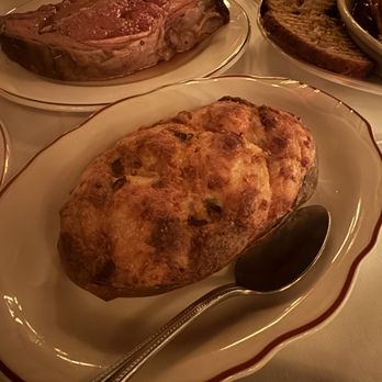 Golden Steer at One Fifth - Twice-Baked Potato - Steakhouses Near Me - New York, New York Golden Steer at One Fifth - Twice-Baked Potato - Steakhouses Near Me - New York, New York