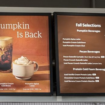 Starbucks - Menu (October 2025) - Coffee & Tea Near Me - Roseville, California Starbucks - Menu (October 2025) - Coffee & Tea Near Me - Roseville, California