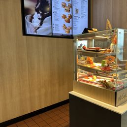 the inside of a restaurant