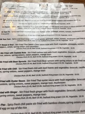 Menu photo 1 The Wrestlers Cambridge, CAM