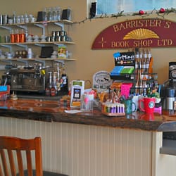 Barristers Book Shop & Cafe - Counter area at Barrister's Book Shop & Cafe