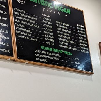 Artistic Pizza - Vegan menu - Pizza Near Me - New York, New York Artistic Pizza - Vegan menu - Pizza Near Me - New York, New York