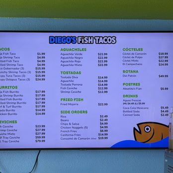 Diego’s Fish Tacos - Tacos Near Me - Harbor City, California