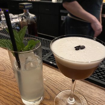 Dram And Draught - Gin Gimlet and espresso martini. - Bars Near Me - Winston-Salem, North Carolina