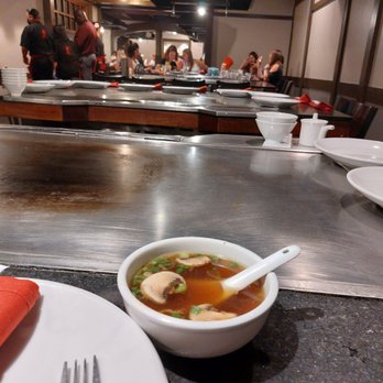 Benihana - Encino - Onion soup... just salty oniony soup. Tasted like it came from packaged onion soup - Sushi Bars Near Me - Encino, California