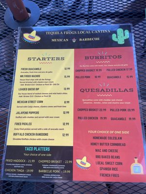 Menu photo 1 Tequila Frogs Old Orchard Beach, ME Menu photo 1 Tequila Frogs Old Orchard Beach, ME