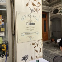 L'Unico - Exterior front, dine inside or out.