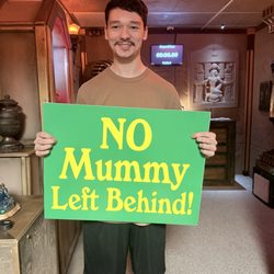 Escape Room Adventures - My son in the pharaoh room