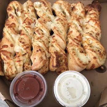 Round Table Pizza - Garlic twists with pizza sauce and ranch - Pizza Near Me - Fremont, California Round Table Pizza - Garlic twists with pizza sauce and ranch - Pizza Near Me - Fremont, California