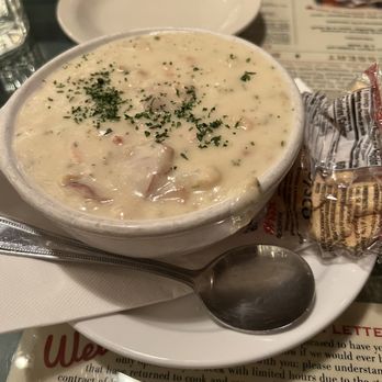 Cirino's At Main Street - Chowder was full of big chunks of potato and clams. - Italian Near Me - Grass Valley, California