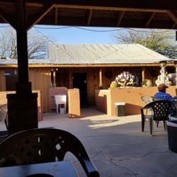 Four Deuces Saloon - The back patio area, very comfortable