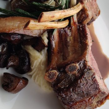 Ama Ama Restaurant - Colorado lamb $59... Comes with mushroom risotto normally but my husband asked for mashed potatoes instead - New American Near Me - Kapolei, Hawaii Ama Ama Restaurant - Colorado lamb $59... Comes with mushroom risotto normally but my husband asked for mashed potatoes instead - New American Near Me - Kapolei, Hawaii