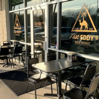Fast Eddy's Quick Mideast - There is a nice set of seats outside. - Middle Eastern Near Me - Jacksonville, Florida
