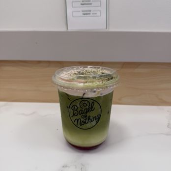 Bagel Or Nothing - Iced Strawberry Matcha - Bagels Near Me - Westampton, New Jersey