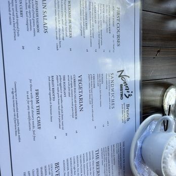 Nonni's Bistro - Menu - Modern European Near Me - Pleasanton, California