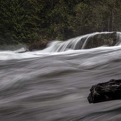 Backdoor Gallery & Studio - This image is made on the Puntledge River at Nymph Falls