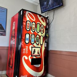 Jiffy Lube - Drinks for purchase and tv programs while you wait.