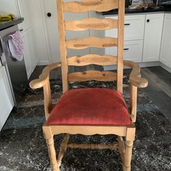Enrique's Furniture Factory & Upholstery - My repaired chair.