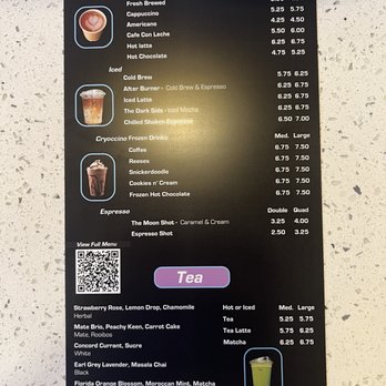 Moon Mountain - Menu - Coffee & Tea Near Me - St. Petersburg, Florida Moon Mountain - Menu - Coffee & Tea Near Me - St. Petersburg, Florida