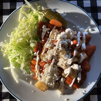 Tacos El Gato - Enchiladas (queso fresco ,papas,Zanahoria,crema,ensalada
4 por orden - Mexican Near Me - Little Elm, Texas Tacos El Gato - Enchiladas (queso fresco ,papas,Zanahoria,crema,ensalada
4 por orden - Mexican Near Me - Little Elm, Texas