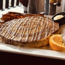 The best atmosphere, sweetest server, and this fall pancake is a must try. Absolutely amazing! The best atmosphere, sweetest server, and this fall pancake is a must try. Absolutely amazing!