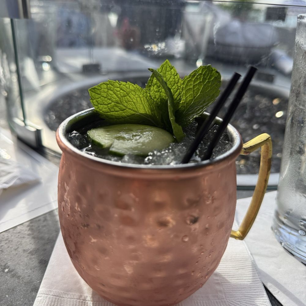 Lighthouse Restaurant - Seasonal Moscow Mule - Seafood Near Me - Cedar Lake, Indiana