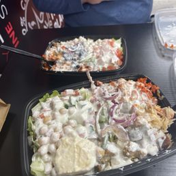 Combo Lamb and Chicken over Rice Combo Lamb and Chicken over Rice