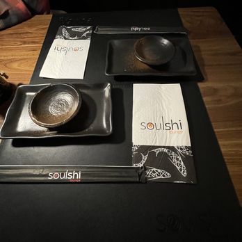 Soulshi Lounge - Place setting - Sushi Bars Near Me - Winter Garden, Florida Soulshi Lounge - Place setting - Sushi Bars Near Me - Winter Garden, Florida