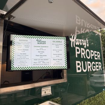 Harry's Proper Burger - Menu - Burgers Near Me - Tallahassee, Florida Harry's Proper Burger - Menu - Burgers Near Me - Tallahassee, Florida
