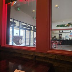 Samurai Sushi & Grill - Window for people-watching in mall.
