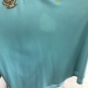 Cambridge Cleaners - I don't know what the heck they did to this shirt. It is completely ruined. - Dry Cleaning Near Me - Union City, Georgia