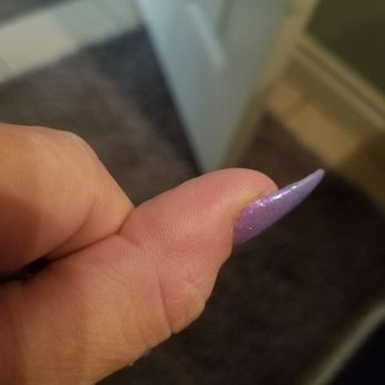 Red Persimmon Nails - Day 1, pain and burning - Nail Salons Near Me - Las Vegas, Nevada