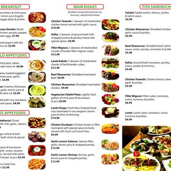 MAZAYA - Menu - Inside - Mediterranean Near Me - La Mirada, California