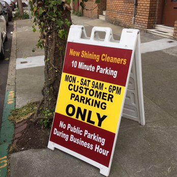 New Shining Cleaners - Parking is easy with green zone outside - Laundry Services Near Me - San Francisco, California