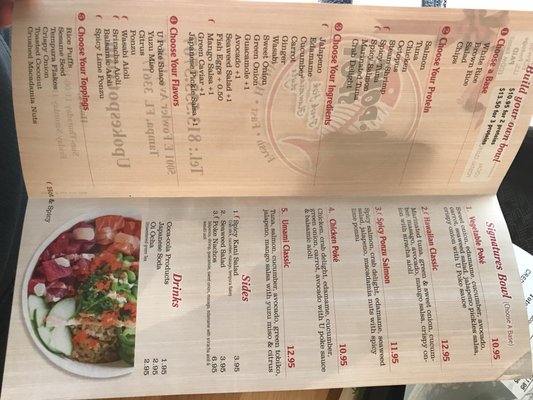 Menu photo 8 U Poke Spot Tampa, FL Menu photo 8 U Poke Spot Tampa, FL