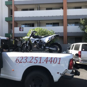 Arizona Motorcycle Towing - They have a damage free towing system! - Towing Near Me