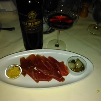 Basilic Restaurant - Buednerfleish: Swiss air dried beef marinated in white wine & herbs - French Near Me - Newport Beach, California Basilic Restaurant - Buednerfleish: Swiss air dried beef marinated in white wine & herbs - French Near Me - Newport Beach, California