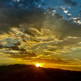 Morning summer sunrise, Mohave Mountains, Lake Havasu City Morning summer sunrise, Mohave Mountains, Lake Havasu City