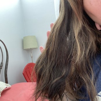 The Hair & Brow Bar - This is what I got. I didn't want blonde streaks. - Hair Stylists Near Me - Conroe, Texas The Hair & Brow Bar - This is what I got. I didn't want blonde streaks. - Hair Stylists Near Me - Conroe, Texas