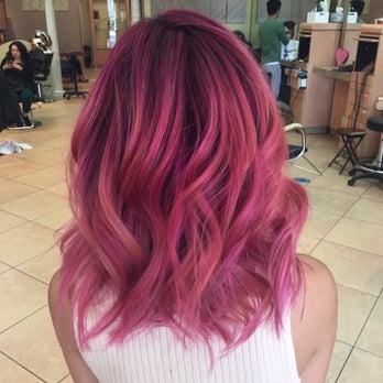 Bebe Salon - The first time I went pink : ) - Hair Stylists Near Me - Garden Grove, California