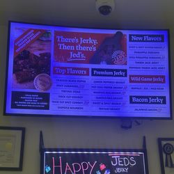 Jed's Jerky - Flavors as of January 2025