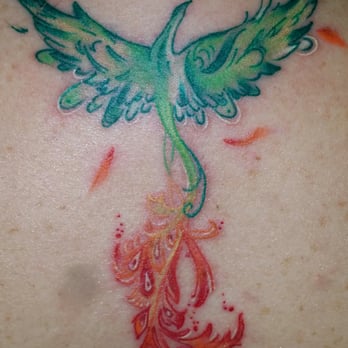 Artisan Ink - Water Color Phoenix by Bobbie Joe - Piercing Near Me - Farmington, Missouri Artisan Ink - Water Color Phoenix by Bobbie Joe - Piercing Near Me - Farmington, Missouri