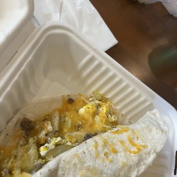 Granny Pucketts Cupcakes - Sausage, egg, cheese, and potato breakfast burrito (SO good) - Bakeries Near Me - Marion, Illinois Granny Pucketts Cupcakes - Sausage, egg, cheese, and potato breakfast burrito (SO good) - Bakeries Near Me - Marion, Illinois